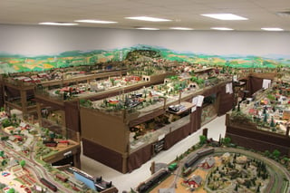 Green Ridge Village model train layout