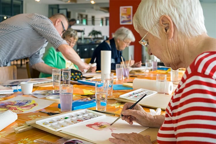 group painting class