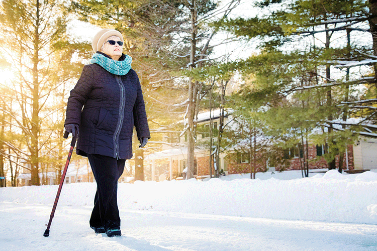 woman walking